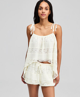 And Now This Women's Lace High-Low Top, Macy's Exclusive - Macy's | Macy's