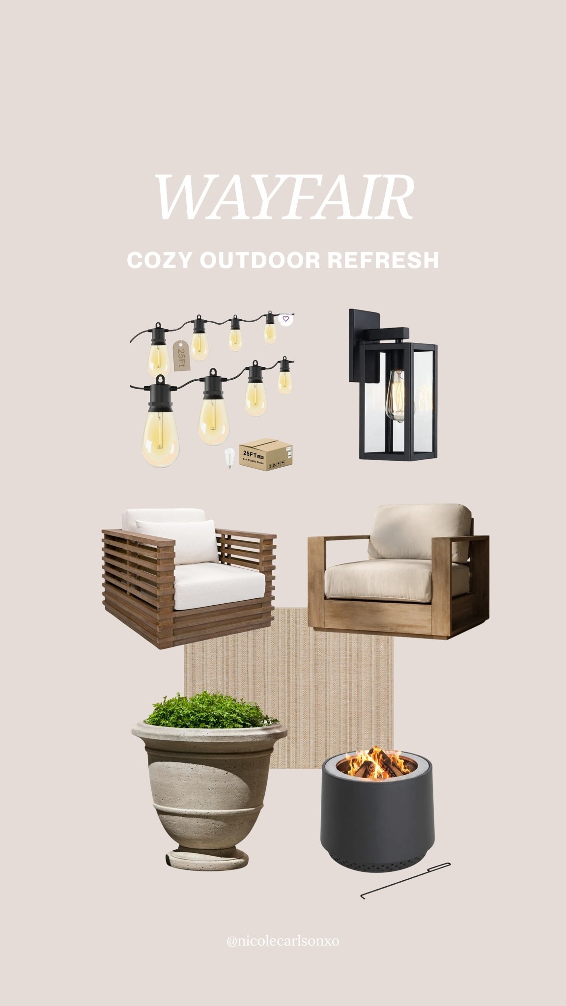 Cozy outdoor refresh 🔥🪵🍂

#LTKSeasonal #LTKHome
