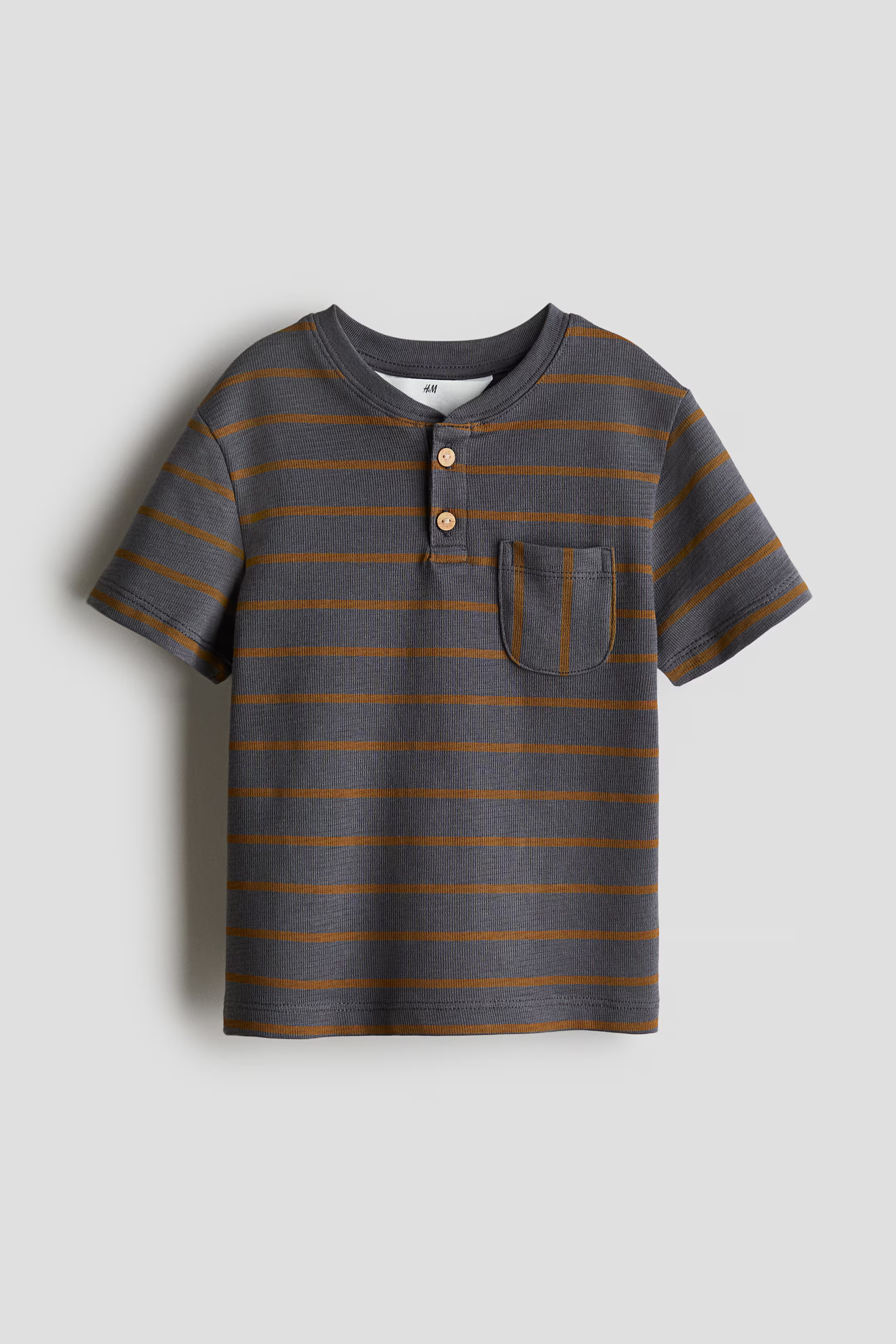 Cotton Henley T-shirt | H&M (US + CA)