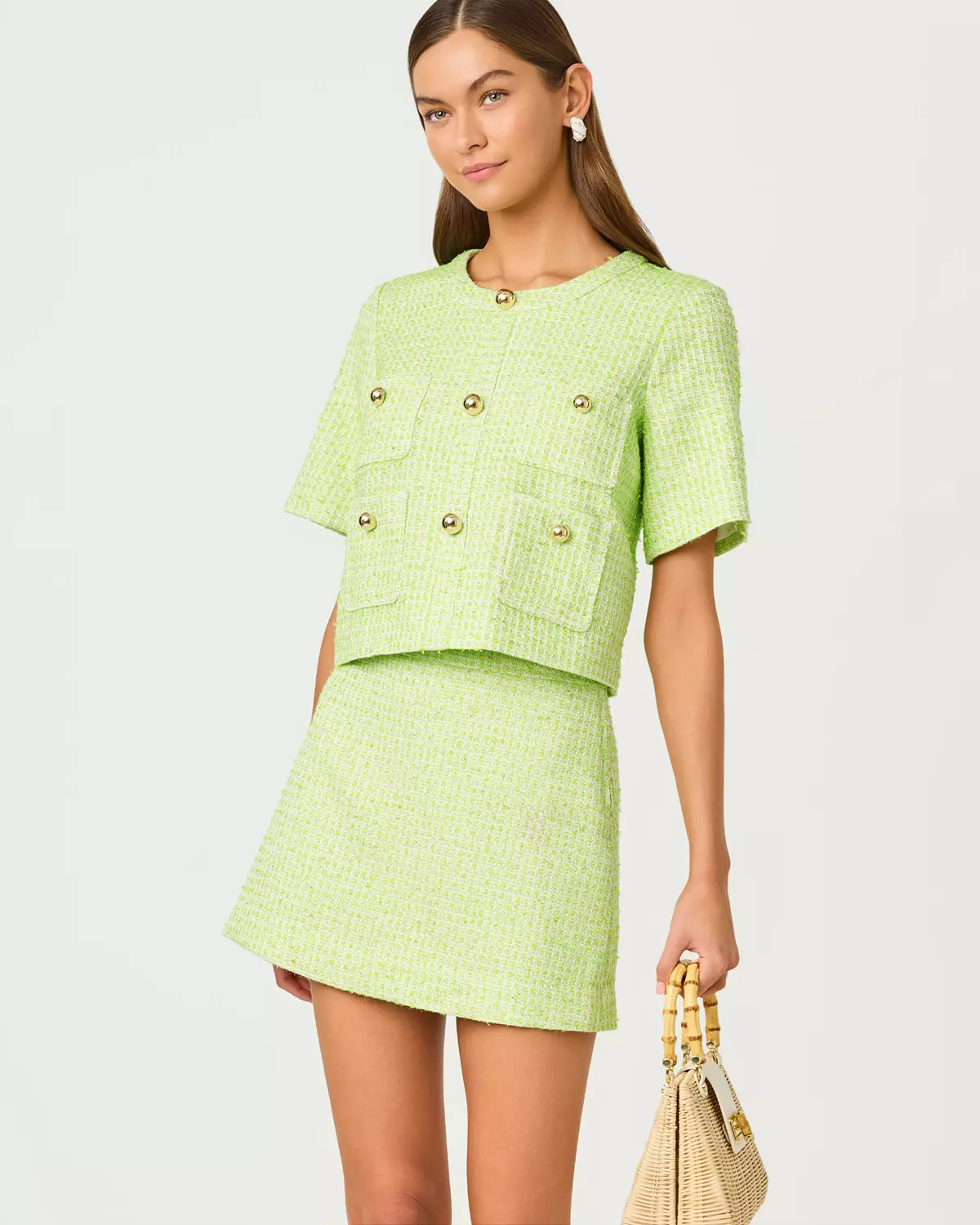 Sarissa Boucle Mini Skirt | Lilly Pulitzer