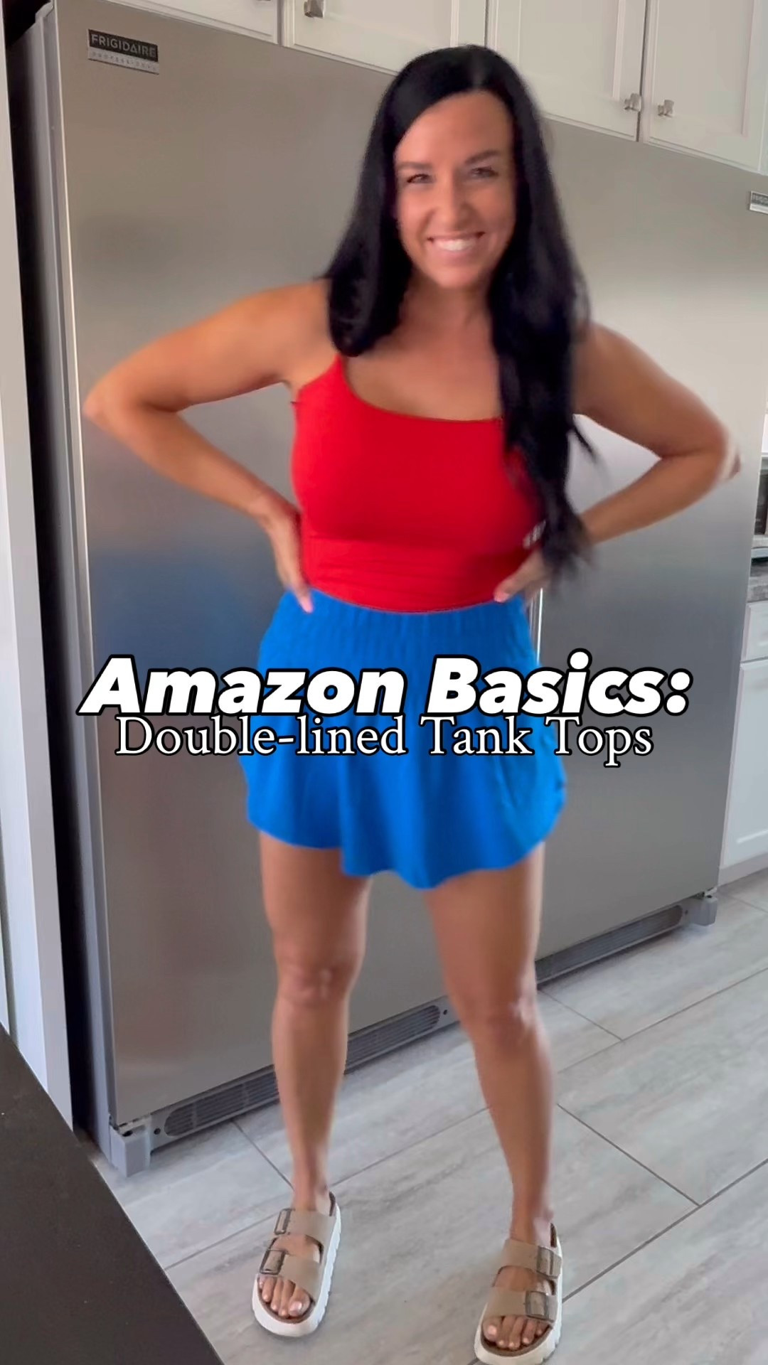 Amazon basics: double-lined @pumiey.us tank tops! ❤️

These spaghetti strap tank top/camis are great on their own all summer with skirts, shorts, or jeans! They’re great for date night tucked into jeans or trousers with a nice belt and pretty trendy jewelry! I also think they look nice under my favorite layers when it gets cold out like a flannel, blazer, denim jacket, or shacket! I love them with wide leg jeans or pants.

Size info below (I’m 5’5” and usually wear a size 4/27 and S for reference.)
The Pumiey tank tops—
• I sized up to a M so they weren’t quite so tight on my bust.
• more colors!
• adjustable straps (wear a strapless bra or pasties / cakes)
• double lined for a smooth appearance
• great on their own or under your favorite layers
Palazzo jeans with a tie belt fit TTS, I’m in a 4/27.
The blue Amazon skort is such a cute athleisure look! It comes in a lot of colors! I sized up to a M for a looser fit in the booty.
My “birth of Venus” necklace is from @madisonjamesjewelry! 😍


#amazonfinds #amazonfashion #pumiey #founditonamazon #amazonmusthaves #summeroutfit #closetstaple #tanktop #howtostyle #affordablefashion #momstyle #casualfashion #casualstyle #fashionover40
#Itkfindsunder50 #Itkstyletip vacation outfit, wide leg jeans, skort outfit, casual style, summer outfits @consuelastyle #consuelabag 

#LTKSeasonal #LTKActive #LTKWorkwear