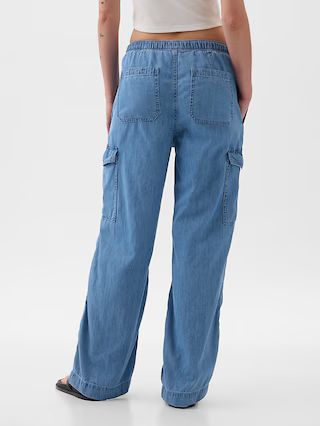 High Rise Cargo Easy Jeans | Gap (US)