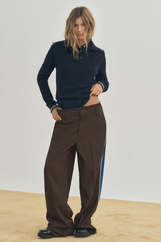 PINSTRIPE BOXER PANTS | Zara US