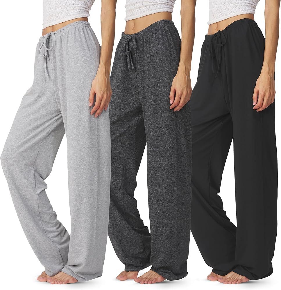 Ultra Performance Womens Pajama PJ Pants 3 Pack Lounge Bottoms Pajamas for Women (Avail in Plus S... | Amazon (US)