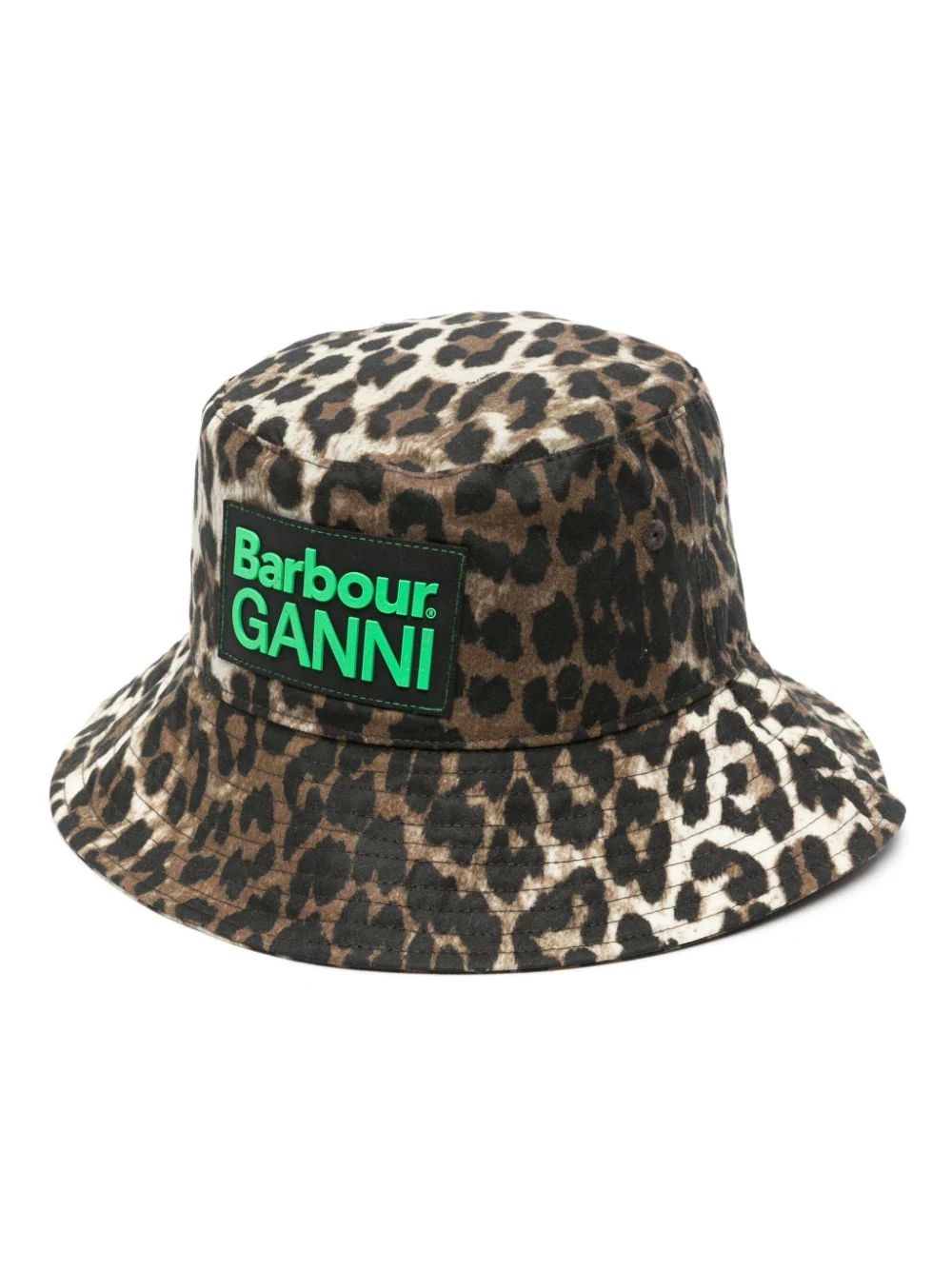 Barbour x GANNI leopard-print Bucket Hat - Farfetch | Farfetch Global
