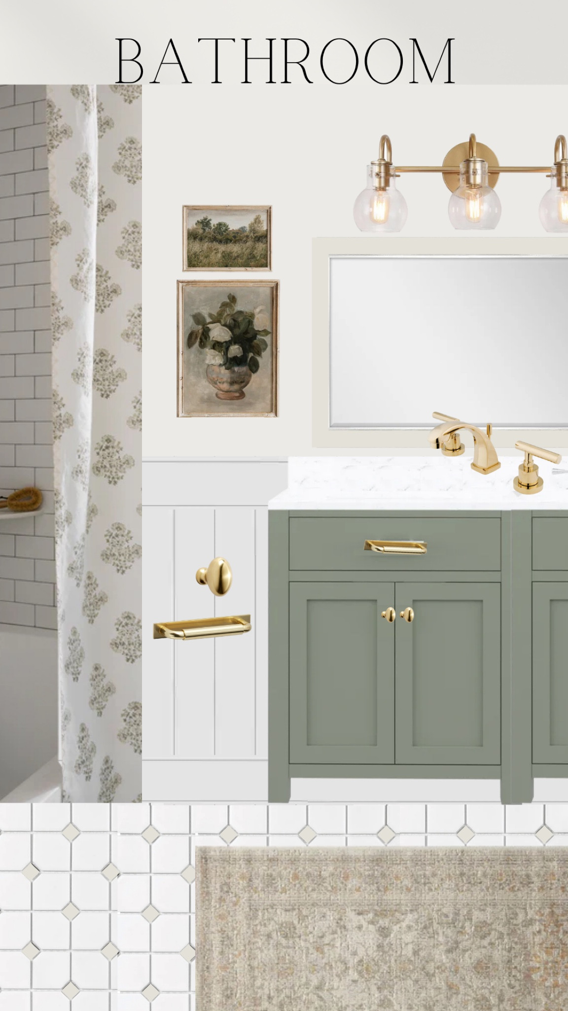Cheap bathroom Reno update ideas. Bathroom mood board 

#LTKstyletip #LTKhome #LTKFind