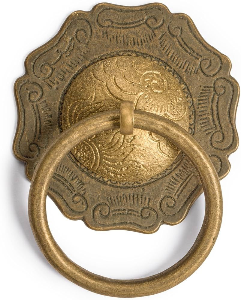 “Buddha's Scepter” Brass Pulls – Set of 2, 3.7", by Hardware Philosophy | Amazon (US)