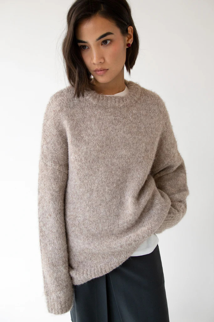 OVERSIZED CREWNECK SWEATER | OAK + FORT
