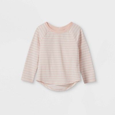 Toddler Girls' Striped Long Sleeve T-Shirt - Cat & Jack™ | Target