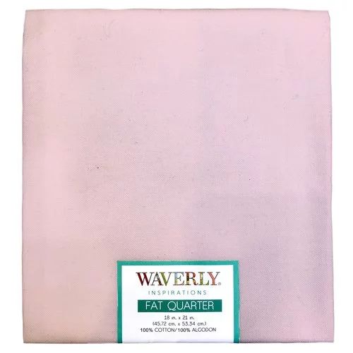 Waverly Inspirations 100% Cotton 18" x 21" Solid Blush Color Pre-cut Fat Quarter, 1 Each - Walmar... | Walmart (US)