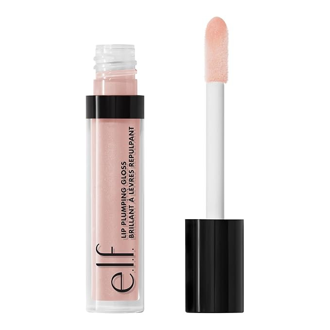 e.l.f. Lip Plumping Gloss, High-Shine Sheer Color, Hydrates & Creates Fuller Lips With Vitamin E,... | Amazon (US)