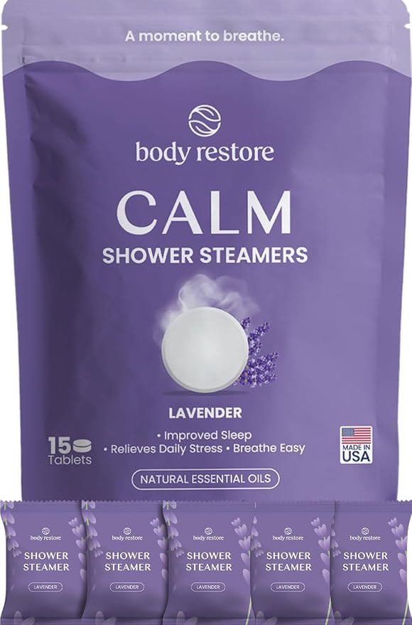 BodyRestore Shower Steamers Aromatherapy, Self Care Gifts, Calm 15 Pack | Birthday Gifts for Wome... | Amazon (US)