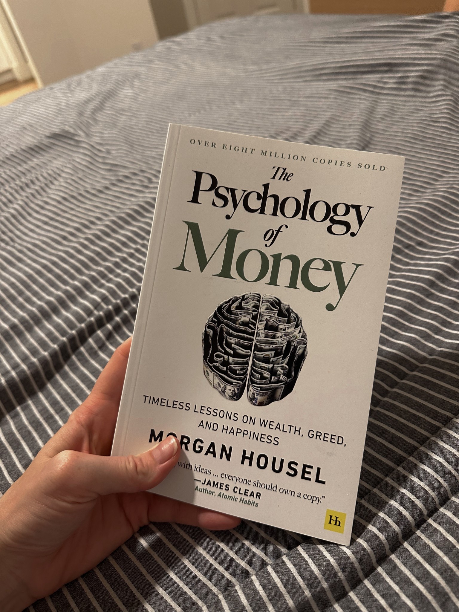 I've finally gotten “The Psychology of Money” by Morgan Housel, and I'm excited to start reading it. It's been on my “want to read” list for a long time. 

I've been really into personal finance and investing, and from what I've read about this book, it will teach me everything I need to know about all that and more. 
#ltkbooks

#LTKSaleAlert #LTKFindsUnder50