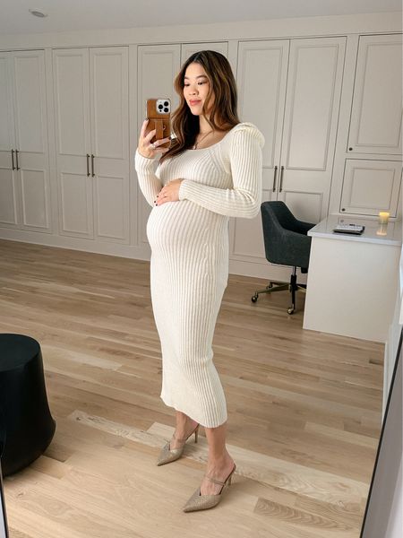 Baby shower dress option! Petal and Pup discount code “BYCHLOE” for 20% off your order! Code stacks on top of marked down items as well! 

Maternity outfit, pregnancy outfits, bump friendly outfits, boots, winter outfit ideas, winter fashion, winter coat, cozy outfit, maternity winter outfits, bump friendly, Nashville, petite style, winter baby shower dress, baby shower dresses, knit dress, sweater dress

#LTKbaby #LTKbump #LTKkids