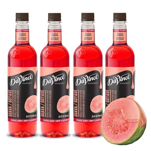 DaVinci Gourmet Classic Guava Syrup, 25.4 Fluid Ounces (Pack of 4) | Amazon (US)