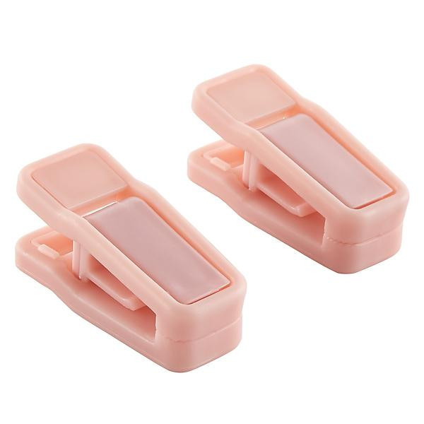 Pant/Skirt Hanger Clips Blush Pkg/10 | The Container Store