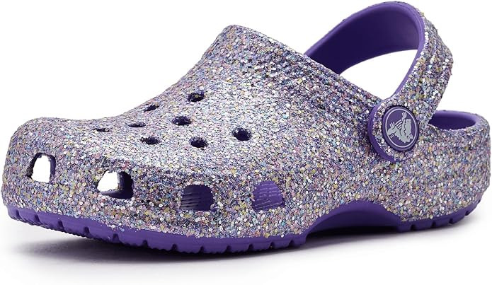 Crocs Kids Classic Glitter Clog | Amazon (US)