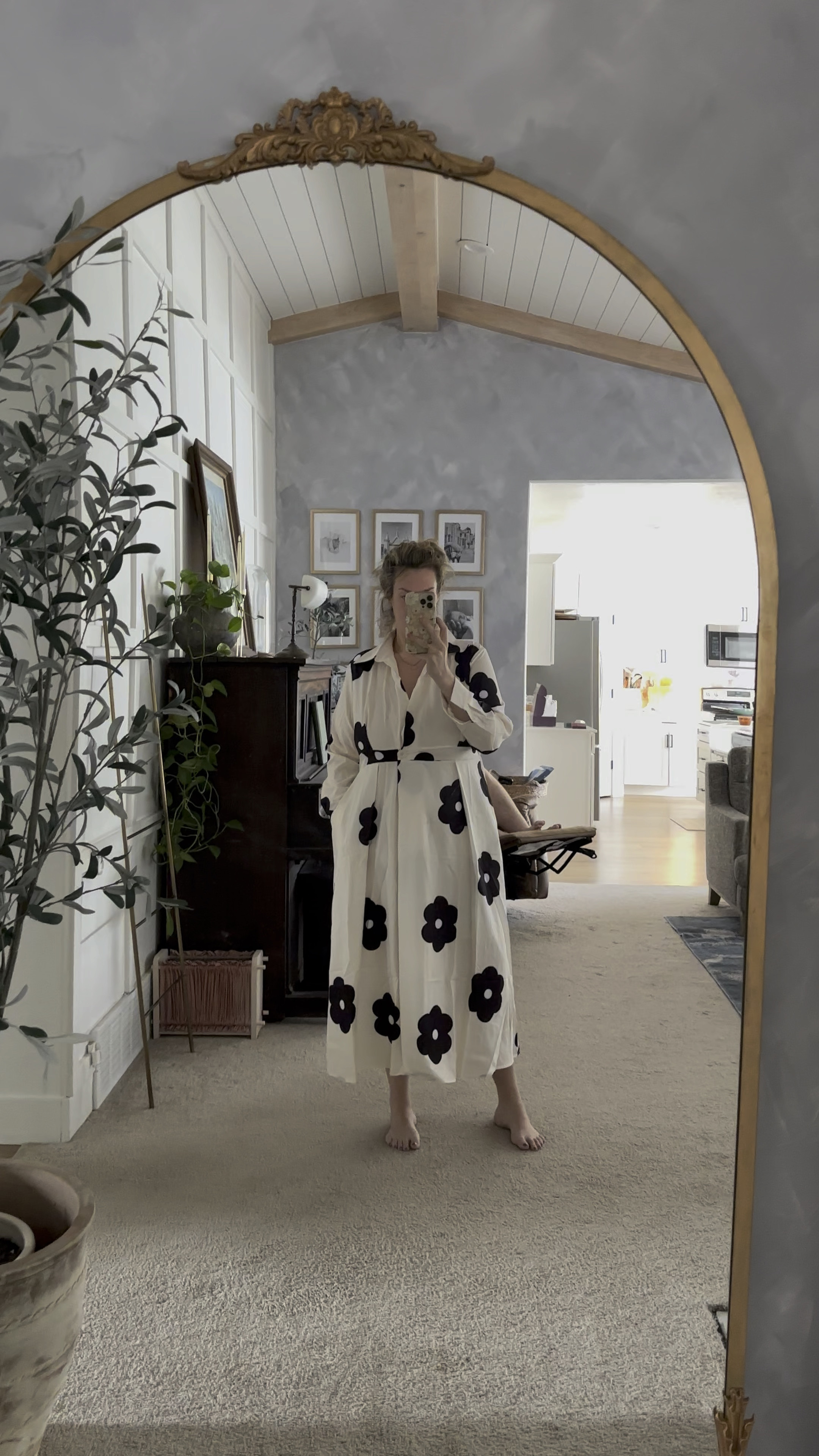 This dress is so cute! Comes in lots of colors and patterns. Love the fit! The material is different than what I thought it would be more light weight but I actually love how it feels. Great for nursing because of the buttons up top! 

#LTKfindsunder50 #LTKplussize #LTKmidsize