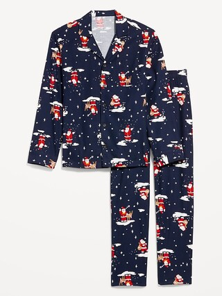 Printed Flannel Pajama Set for Men | Old Navy (US)