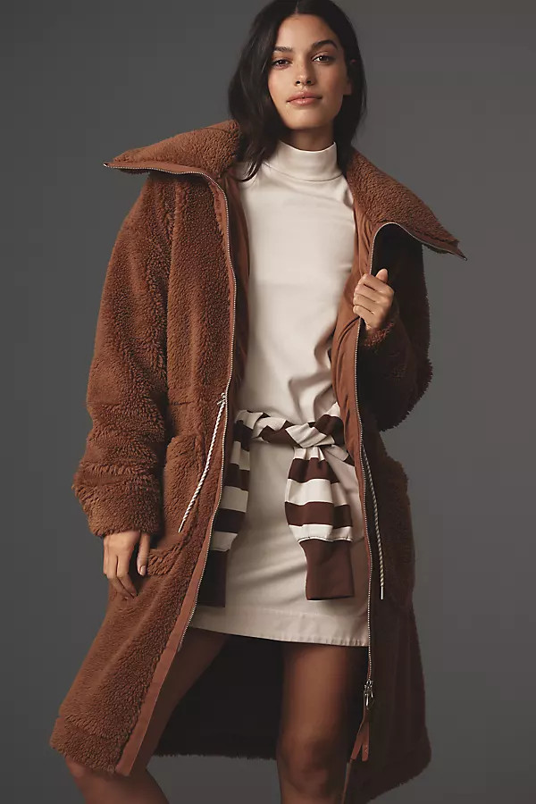 Varley Logan Sherpa Coat | Anthropologie (US)