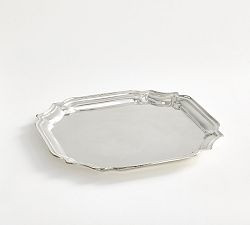 LoveShackFancy Silver Champagne Serving Tray | Pottery Barn (US)