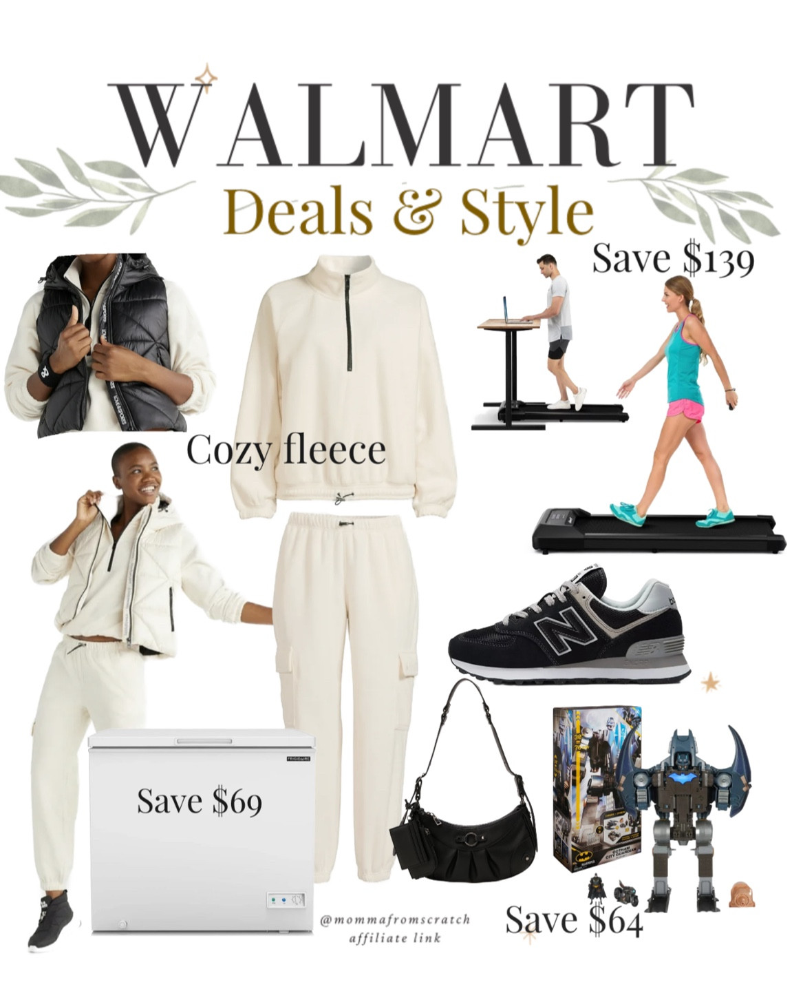 Holidays deals at Walmart! Save big on appliances, treadmills, and toys! New balance sneakers, fleece sweaters, sweatpants, sporty fashion finds, cozy winter style with puffer vest !

#LTKGiftGuide #LTKCyberWeek #LTKHoliday