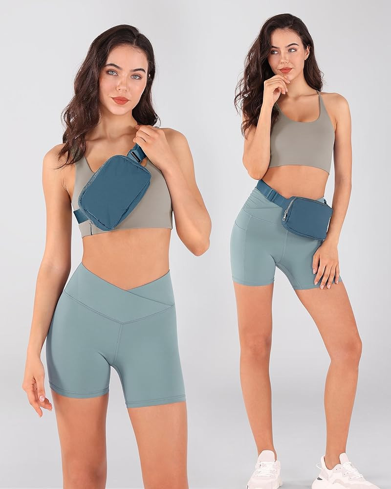 ODODOS Unisex Mini Belt Bag with Adjustable Strap Small Fanny Pack for Workout Running Traveling ... | Amazon (US)