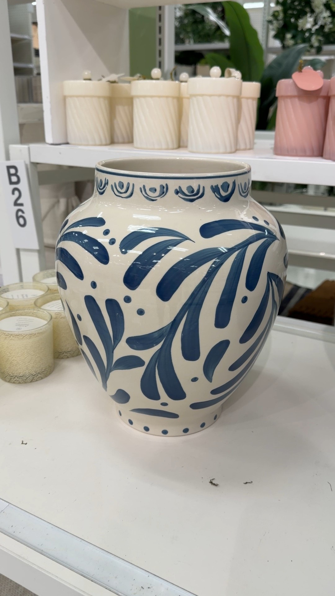 The prettiest blue and white vase!  Perfect for grand millennial, coastal, traditional or transitional design styles.  

Blue and white vase, Target finds, shelf styling, console table styling, spring home refresh, bedroom refresh, entryway refresh, living room refresh 

#LTKSeasonal #LTKHome