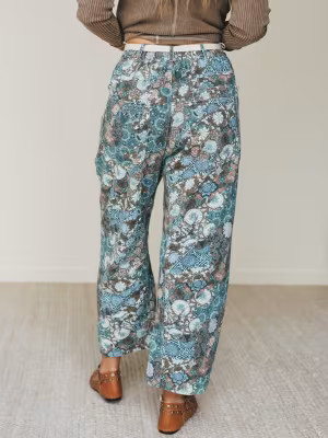 Just Coasting Printed Pants — Three Bird Nest | Three Bird Nest
