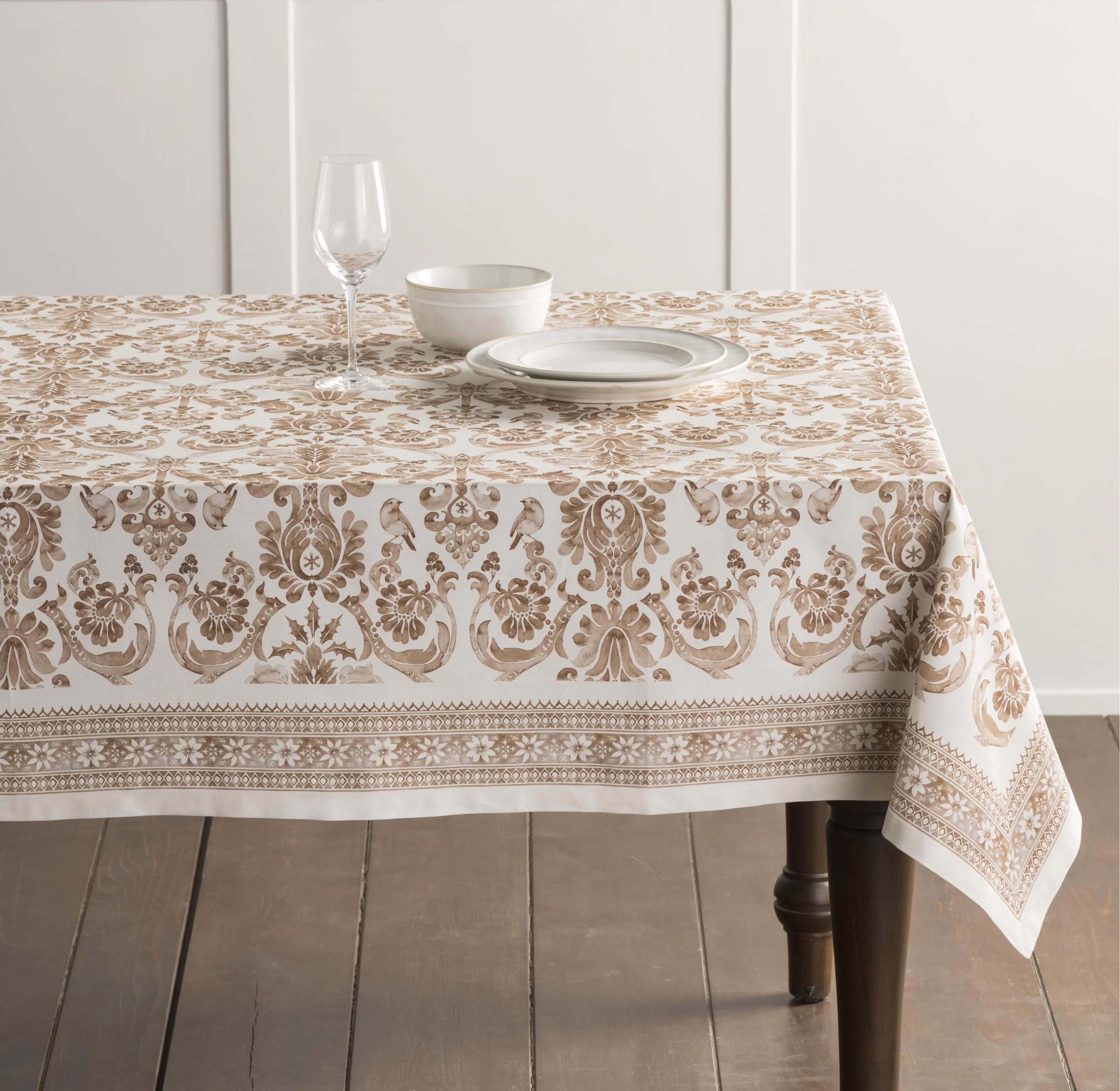 Allure Damask 100% Cotton Tablecloth | Wayfair Professional