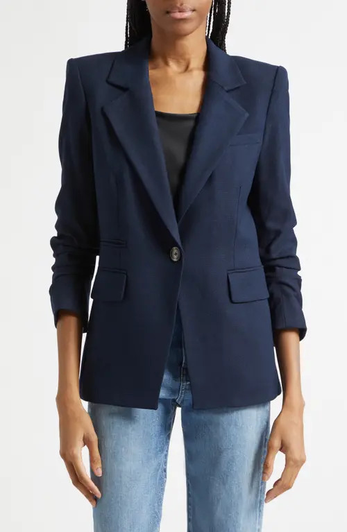 Veronica Beard Battista Dickey Jacket in Navy at Nordstrom, Size 10 | Nordstrom