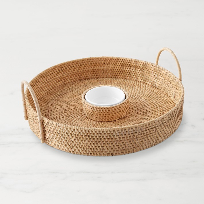 Light Woven Chip & Dip with Bowl | Williams-Sonoma