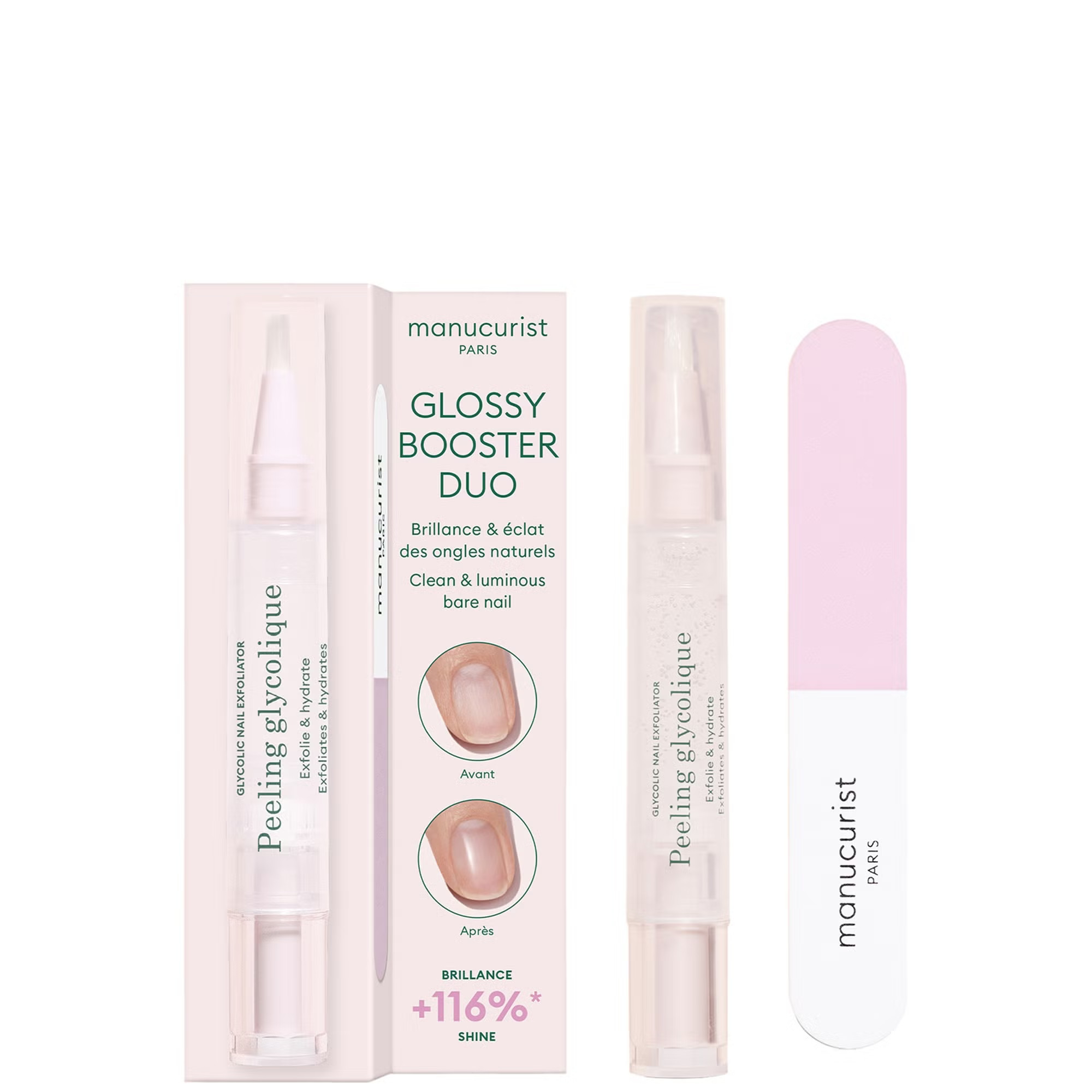 Manucurist Glossy Booster Duo | Look Fantastic (UK)