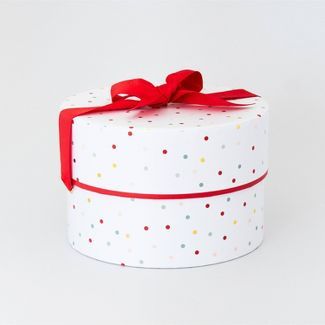 Small Round Box Colorful Multicolor Dots - Sugar Paper™ + Target | Target