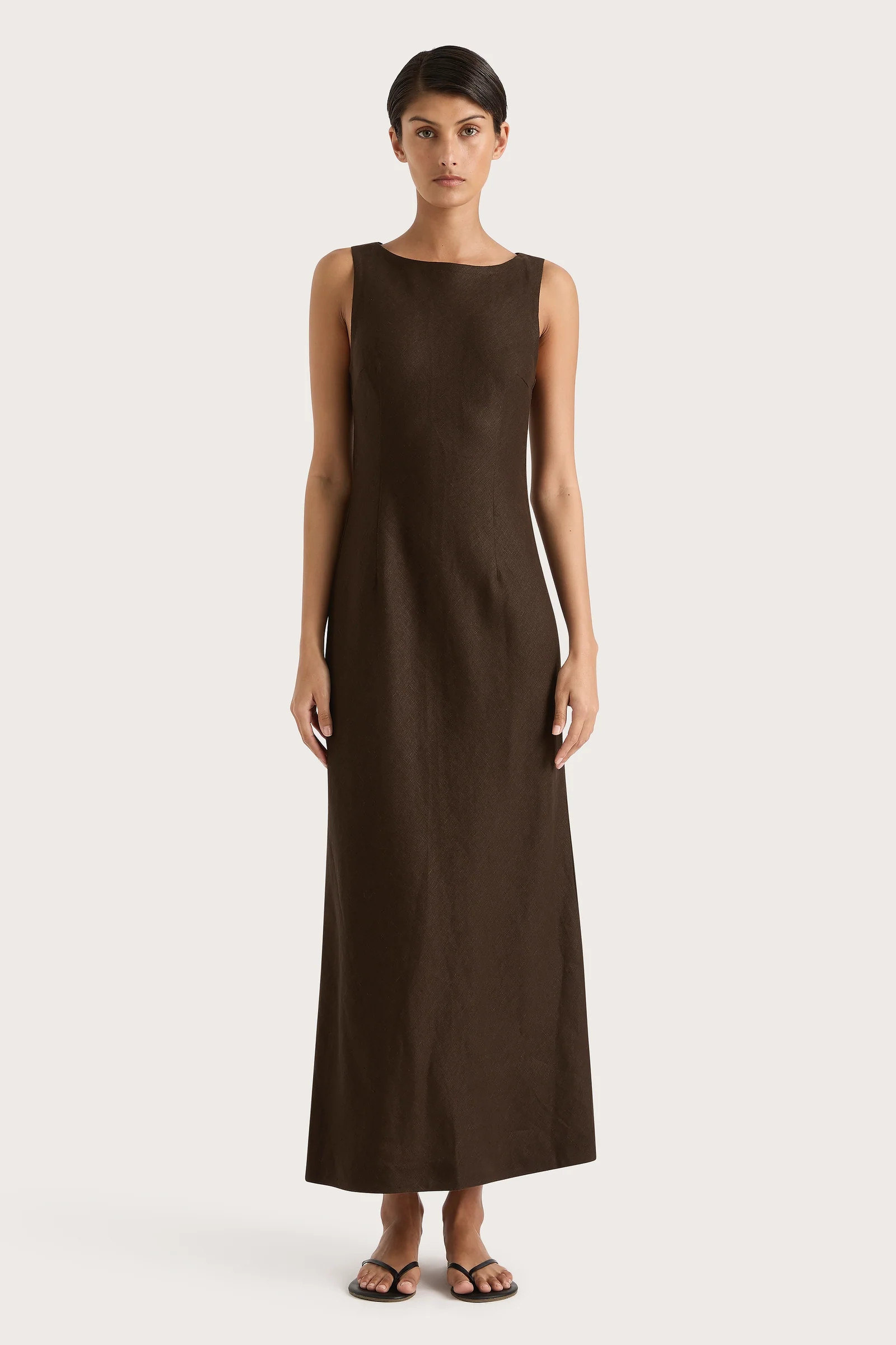 Lydie Maxi Dress Coffee | Faithfull (AU)