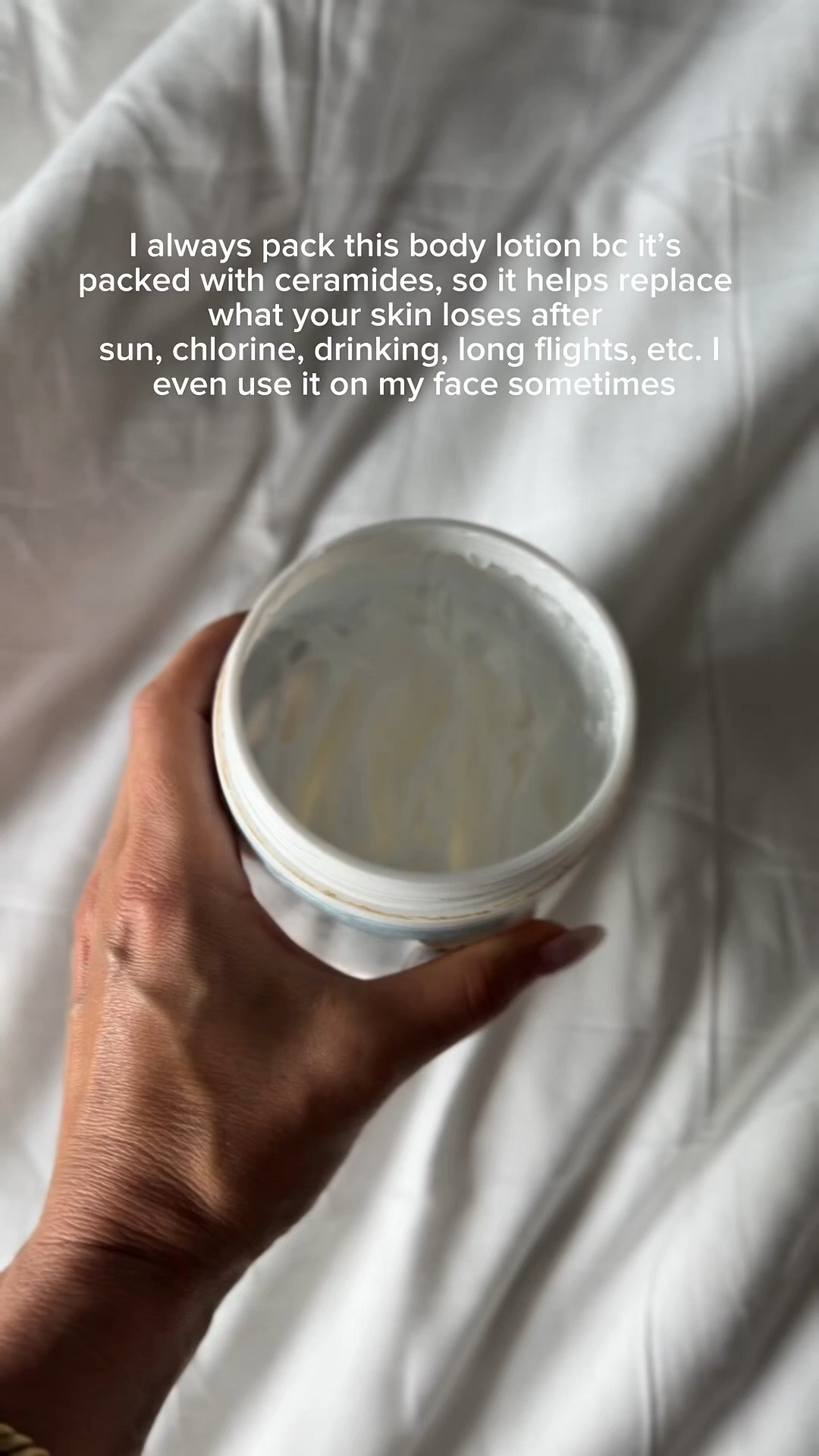 I bring this lotion with me everywhere. I love that it’s packed with ceramides so it’s really soothing for the skin. Sometimes I’ll just take this for my whole body and face. I never break out from it. ￼I’ll use forever

#LTKOver40 #LTKBeauty #LTKselfcare