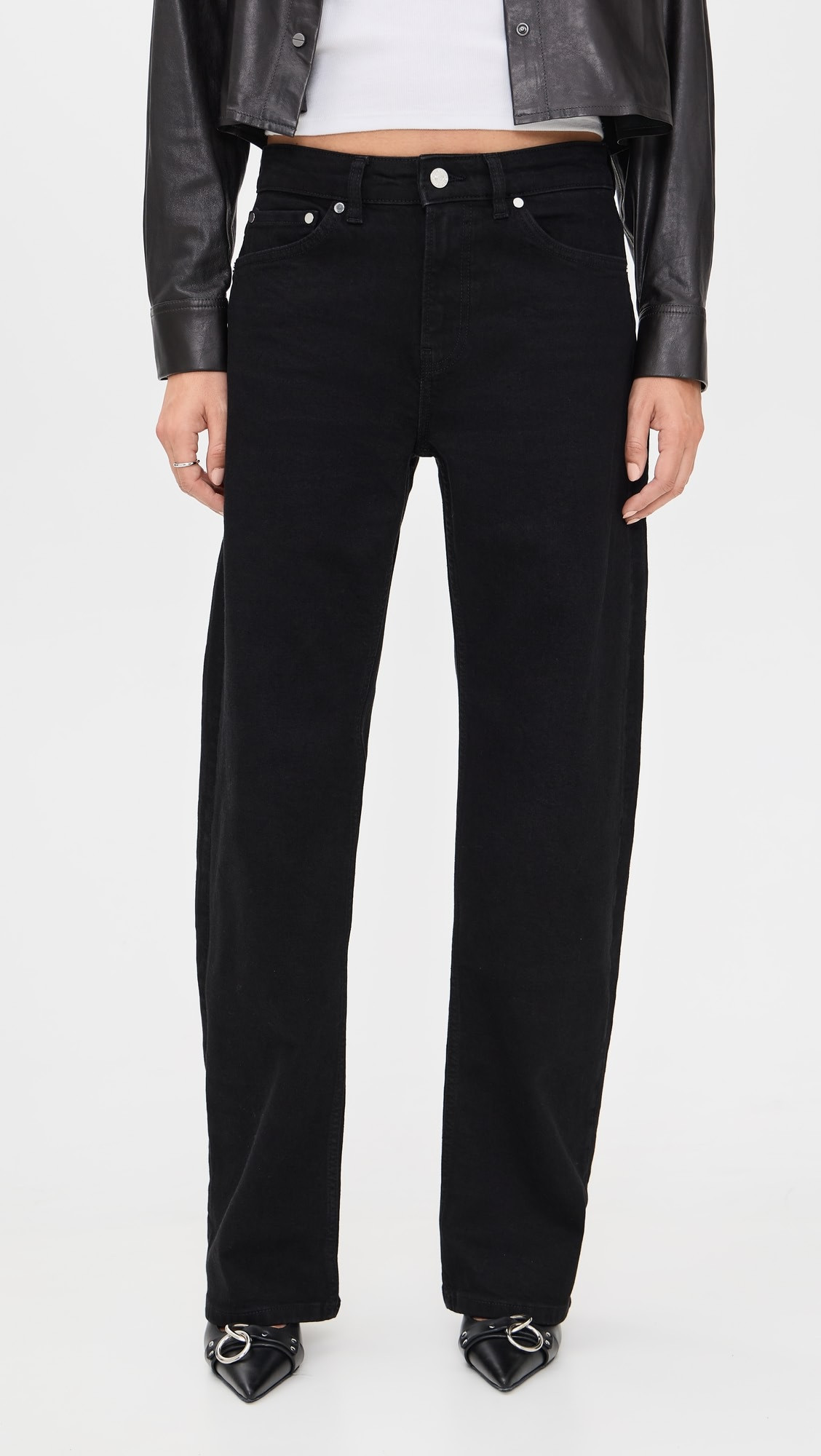 Alida Loose Bowed Jeans | Shopbop