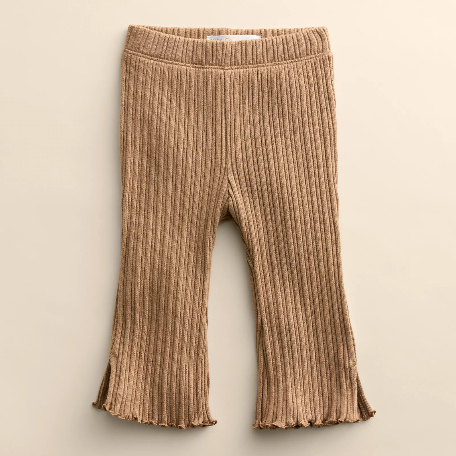 Baby & Toddler Girl Little Co. by Lauren Conrad Ribbed Split Hem Pants | Kohl's