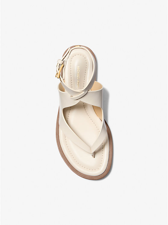 Irene Leather Wrap Sandal | Michael Kors US