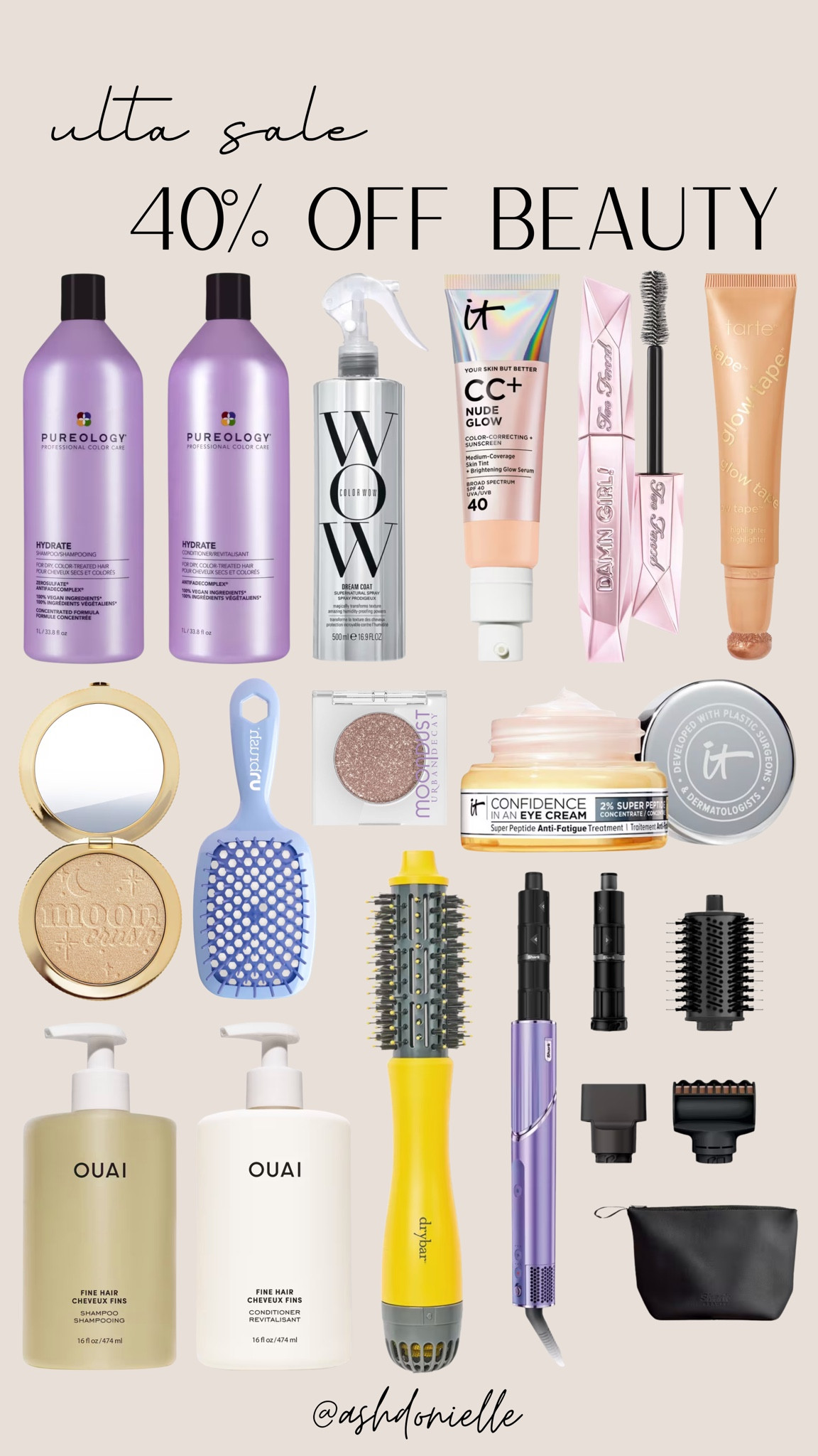 Ulta 40% off sale

Hair masks
Leave in conditioner
Heat protectant spray
Hair growth serum
Dry shampoo
Volumizing mousse
Setting spray
Skin tint foundation
Cream blush

#LTKSeasonal #LTKSaleAlert #LTKBeauty