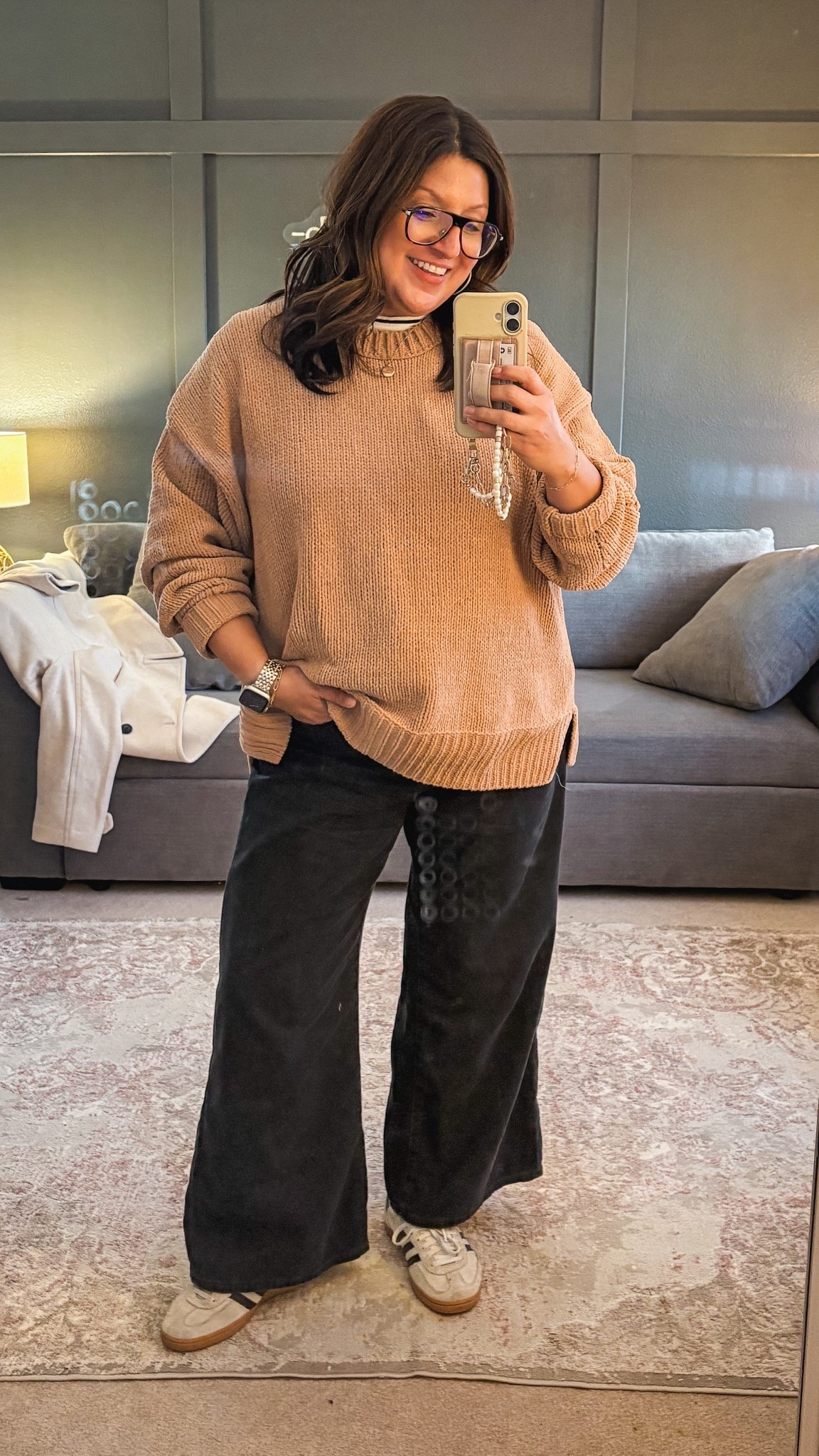 Aerie sweater (XL)
GAP Factory jeans (33)
Adidas Spezials 


#LTKOver40 #LTKSaleAlert #LTKMidsize