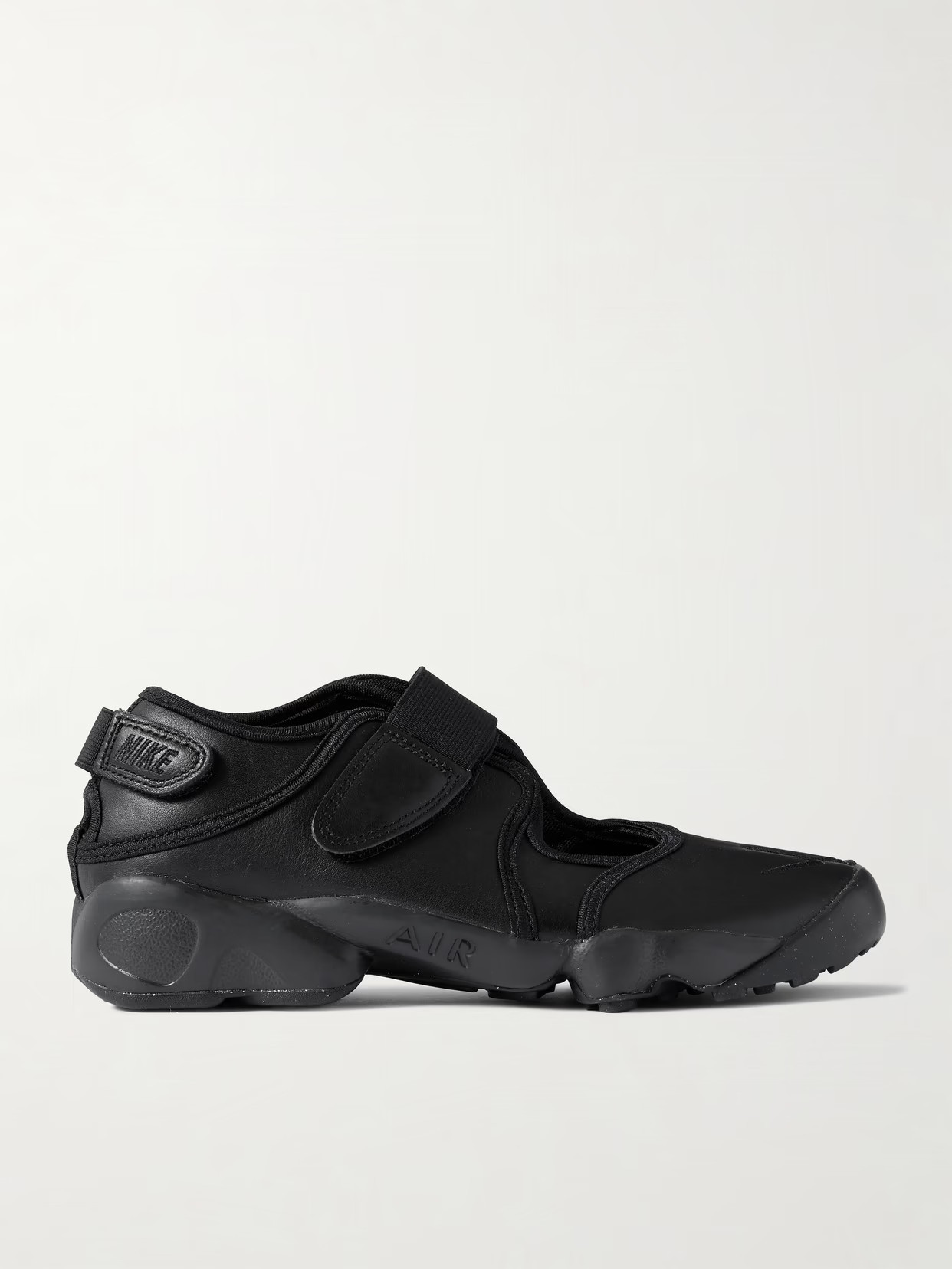 Nike - Air Rift Split-toe Leather Sneakers - Black | NET-A-PORTER (US)