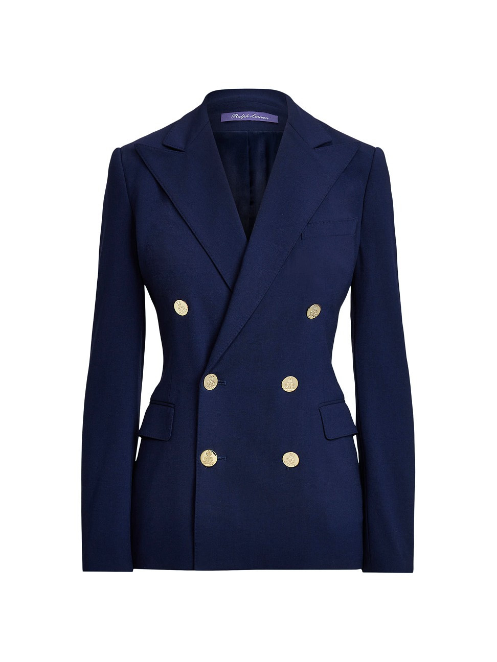 Women's Iconic Style Camden Double-Breasted Blazer - Navy - Size 16 - Navy - Size 16 | Saks Fifth Avenue