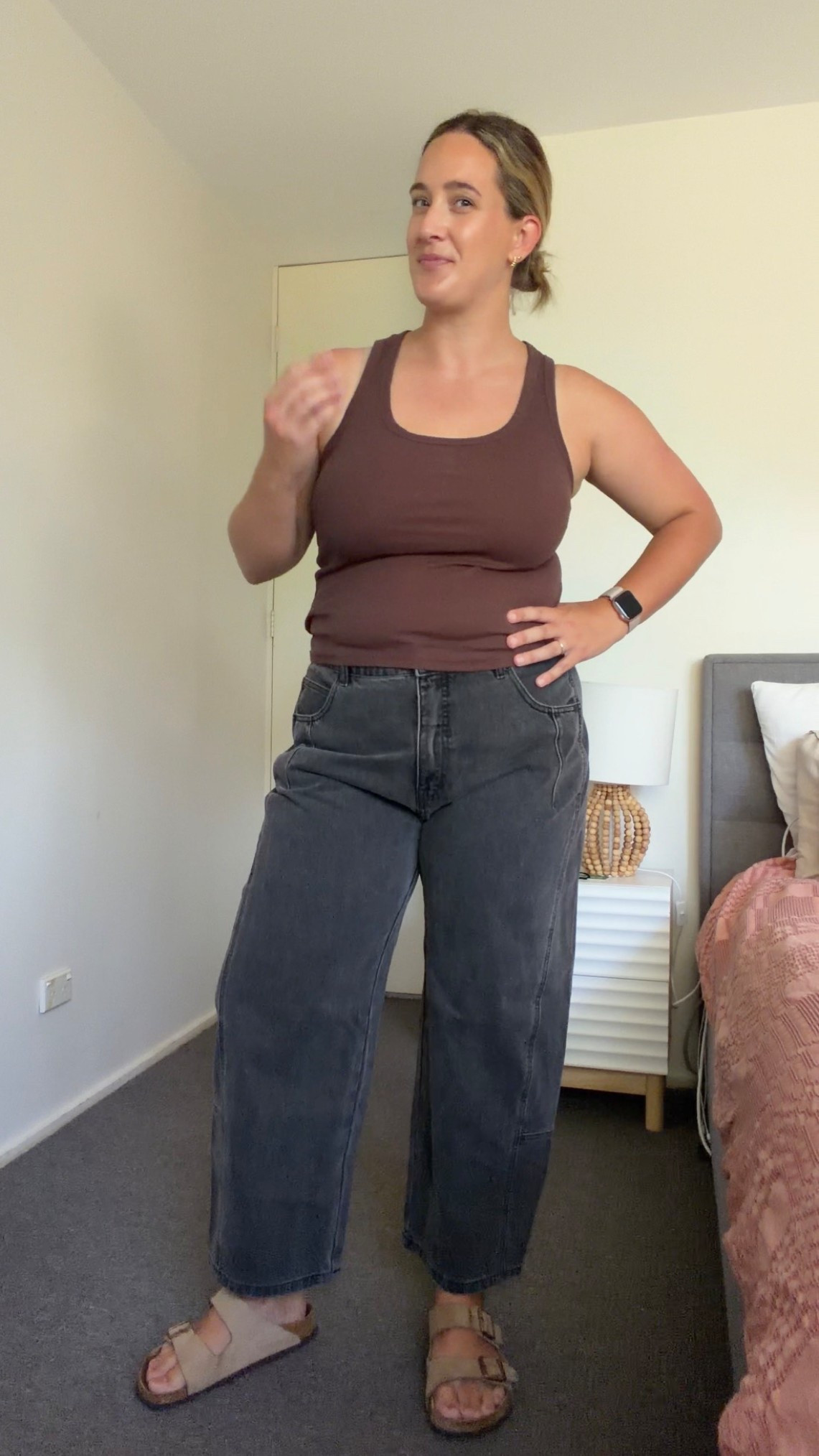 Barrel leg jeans for the win! I’ve linked many pairs of my favourite jeans (also some other styles) that I find work really well for my body shape as a size 16 🤎

The black jeans I’m wearing are the Ceres Life barrel in a size 16 xx

#jeans #midsize #bodyshape#LTKcurves

#LTKjeans #LTKmidsize