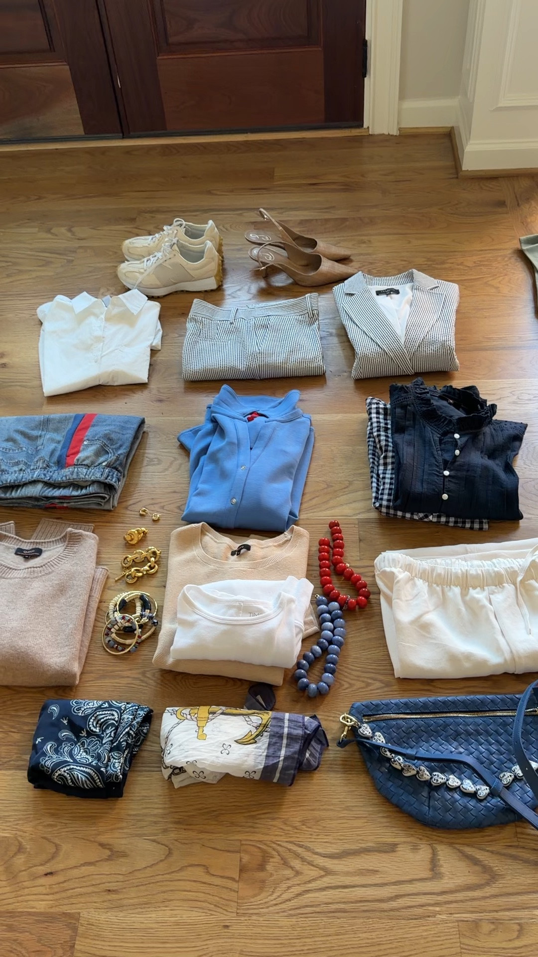 Linking what I’m bringing to London. I can only link 30 pieces. Accessories may need to be in a separate post. 
Athleta blouse small petite
Seersucker pants 6 reg 
Seersucker blazer 10 petite 
Track stripe sweatpant jeans small code RB20 20% off 
Spanx air essential button down medium
Quince navy cotton blouse medium 
Talbots gingham bourse medium 
Quince cashmere medium 
Cotton cashmere sweater medium 
Aritzia lodge pants med reg and I had them hemmed 
Spanx French rib air essentials pants medium petite and 1/2 zip medium 
Lands end trench medium petite 
Quince raincoat (for my cycle tour) mediim

#LTKOver40 #LTKTravel #LTKootd