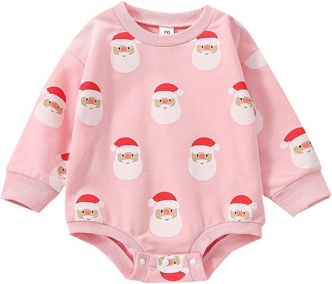 Halloween Baby Girl Boy Clothes Pumpkin Patch Outfit Oversized Long Sleeve Romper Sweatshirt Ones... | Amazon (US)