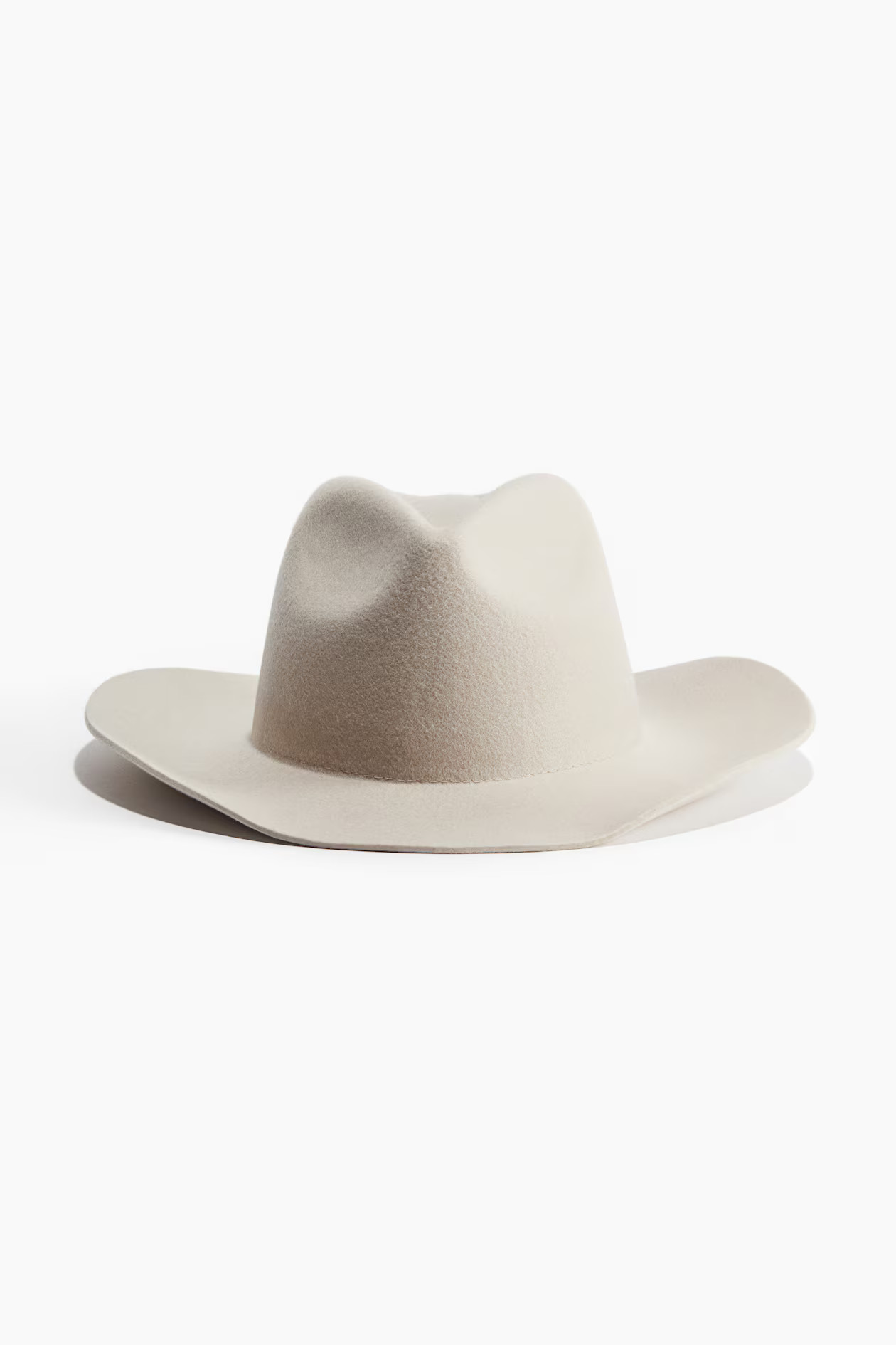 Felted Wool Cowboy Hat - Light beige - Ladies | H&M US | H&M (US + CA)