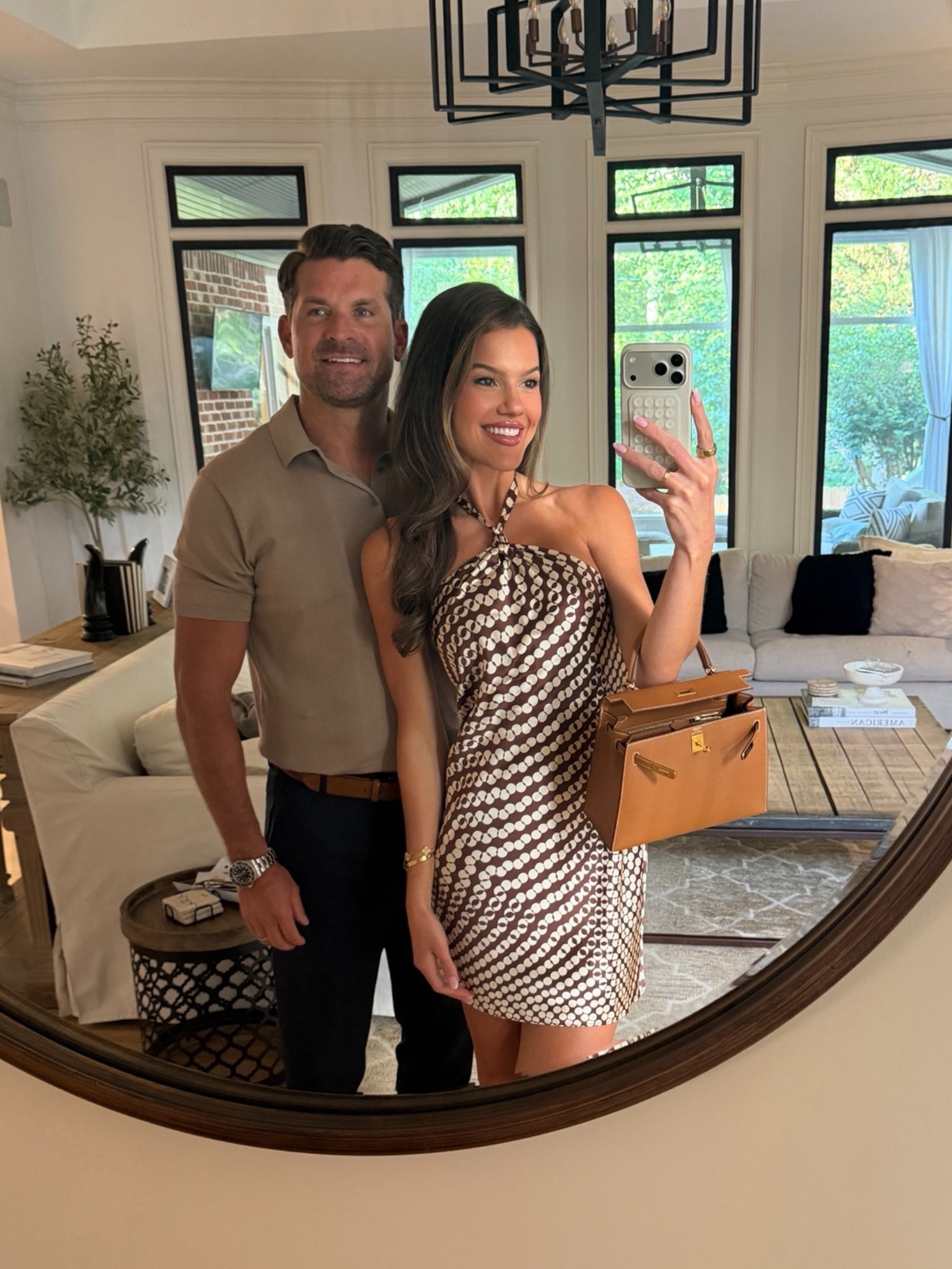 Wearing a small in this dress. Robby’s shirt is collars & co.

#LTKootd