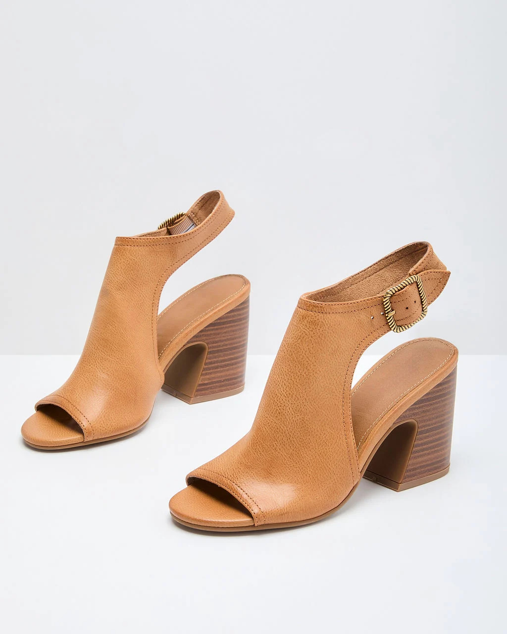 Nadiah Vegan Leather Open Toe Heel Sandal | VICI