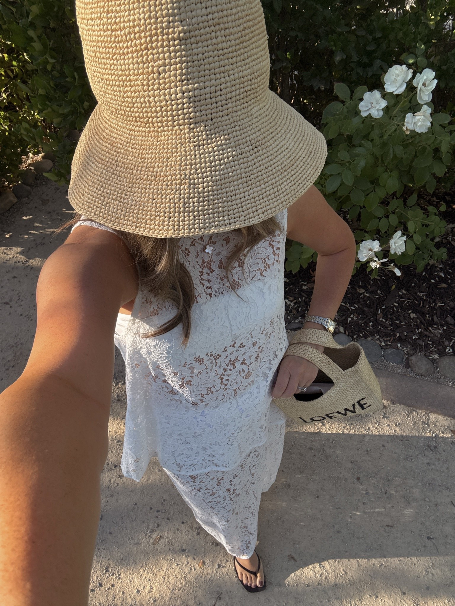 White lace set